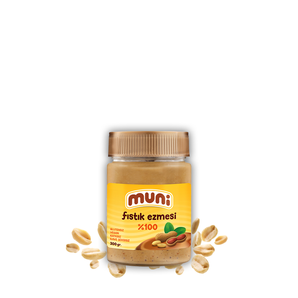 muni %100 Fıstık Ezmesi