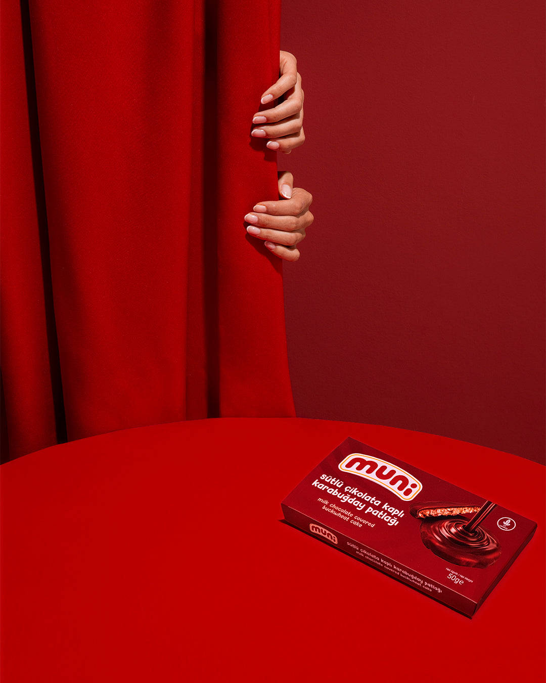 muni Sütlü Çikolata Kaplı Karabuğday Patlağı