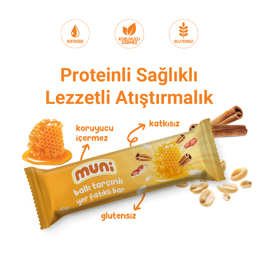 Yer Fıstığı Barı, Mixed Paket, 40 G X 12 Adet