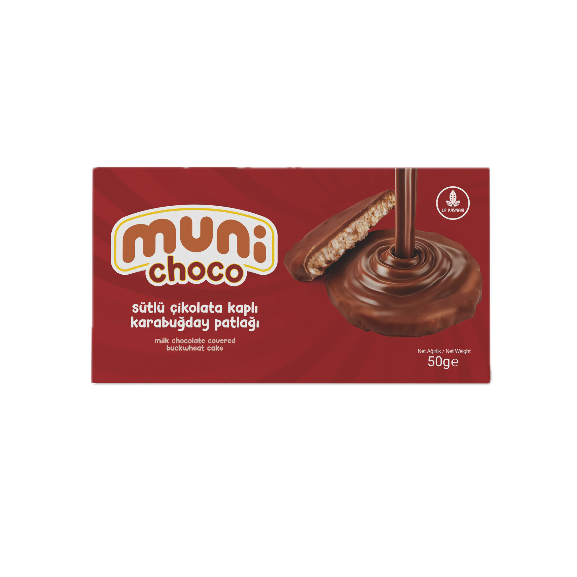 muni Sütlü Çikolata Kaplı Karabuğday Patlağı