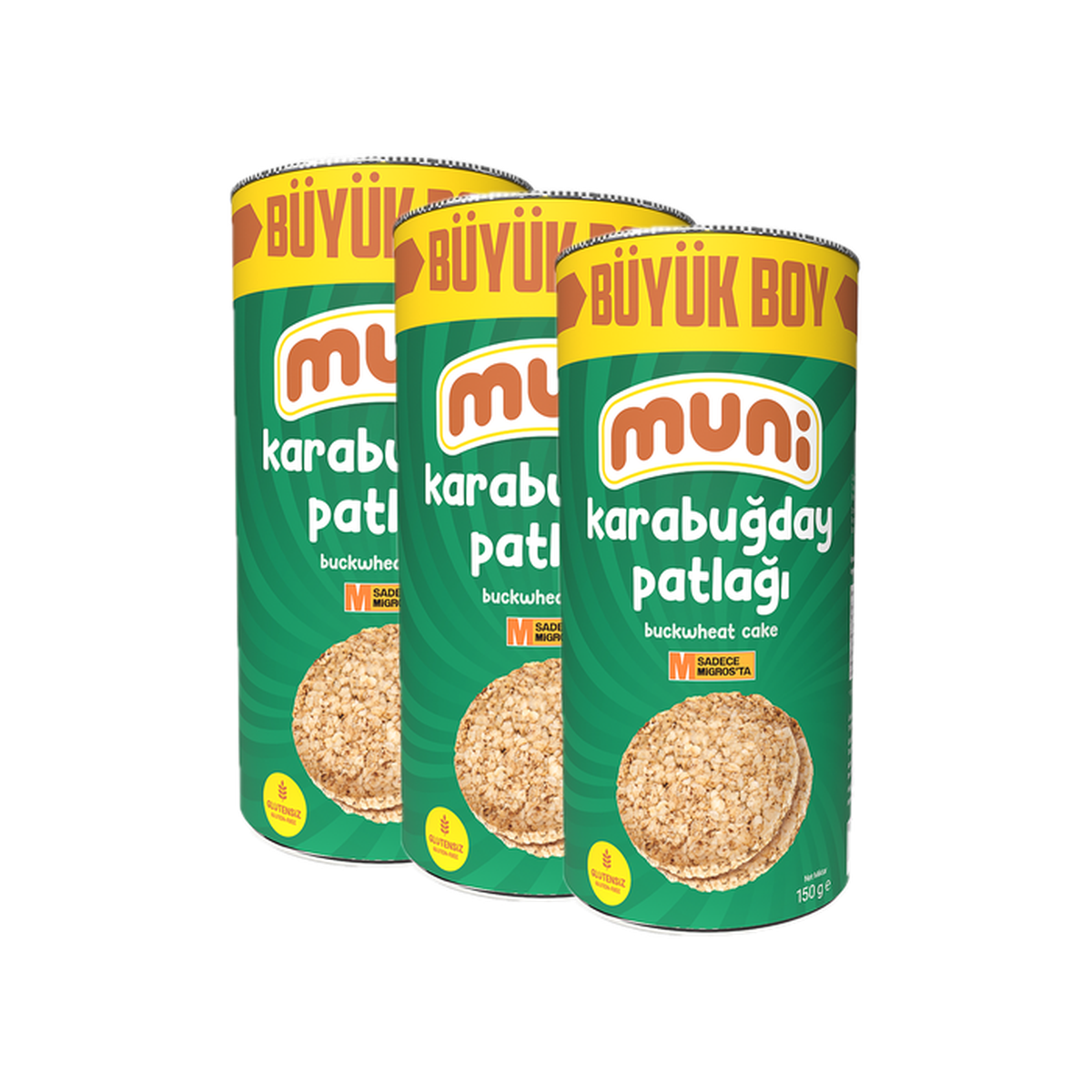 muni Karabuğday Patlağı Büyük Boy 3'lü