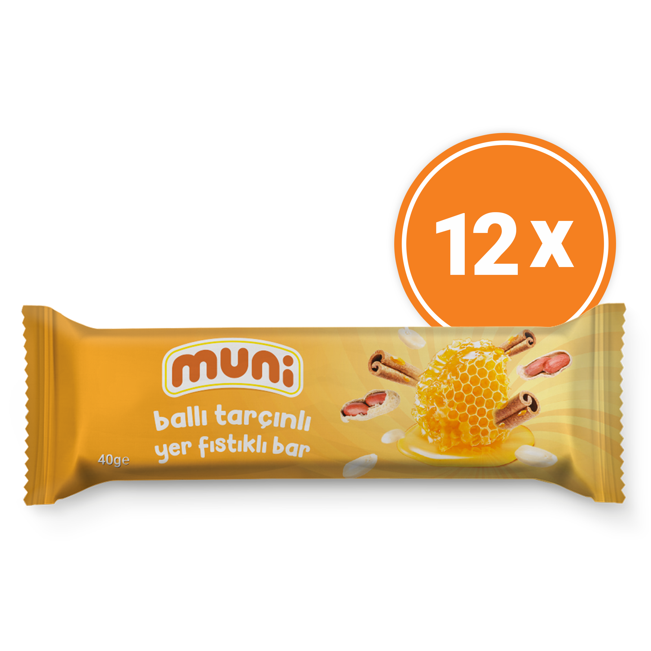 PEANUT BAR WITH HONEY & CINNAMON