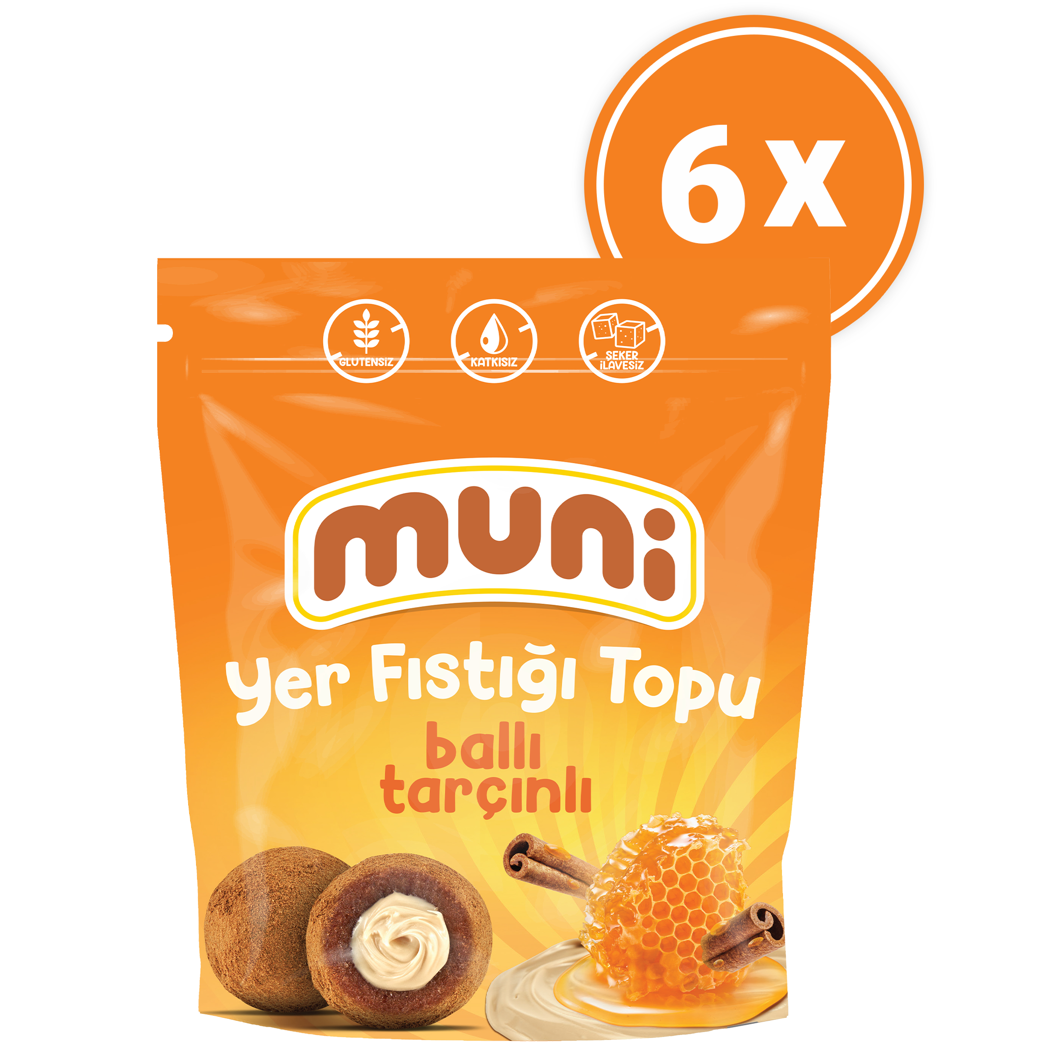 PEANUT BALLS WITH HONEY CINNAMON