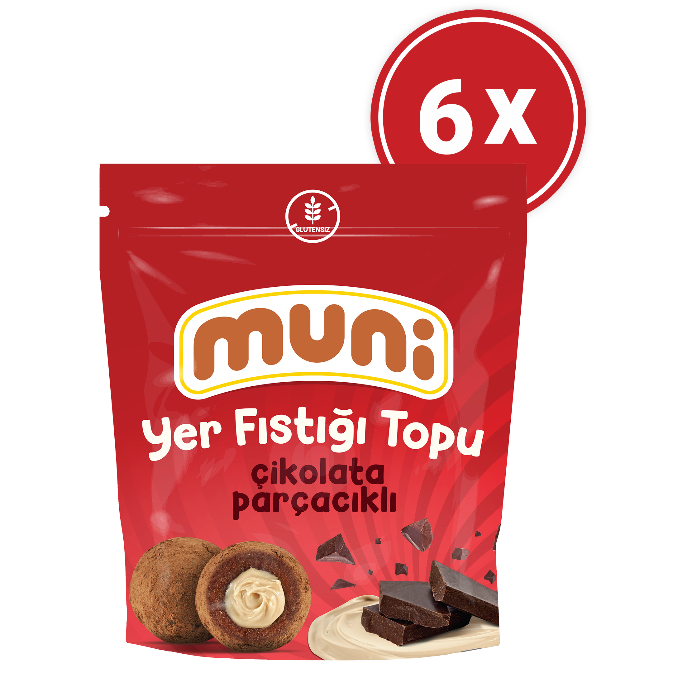 PEANUT BALLS WITH CHOCOLATE CHIPS