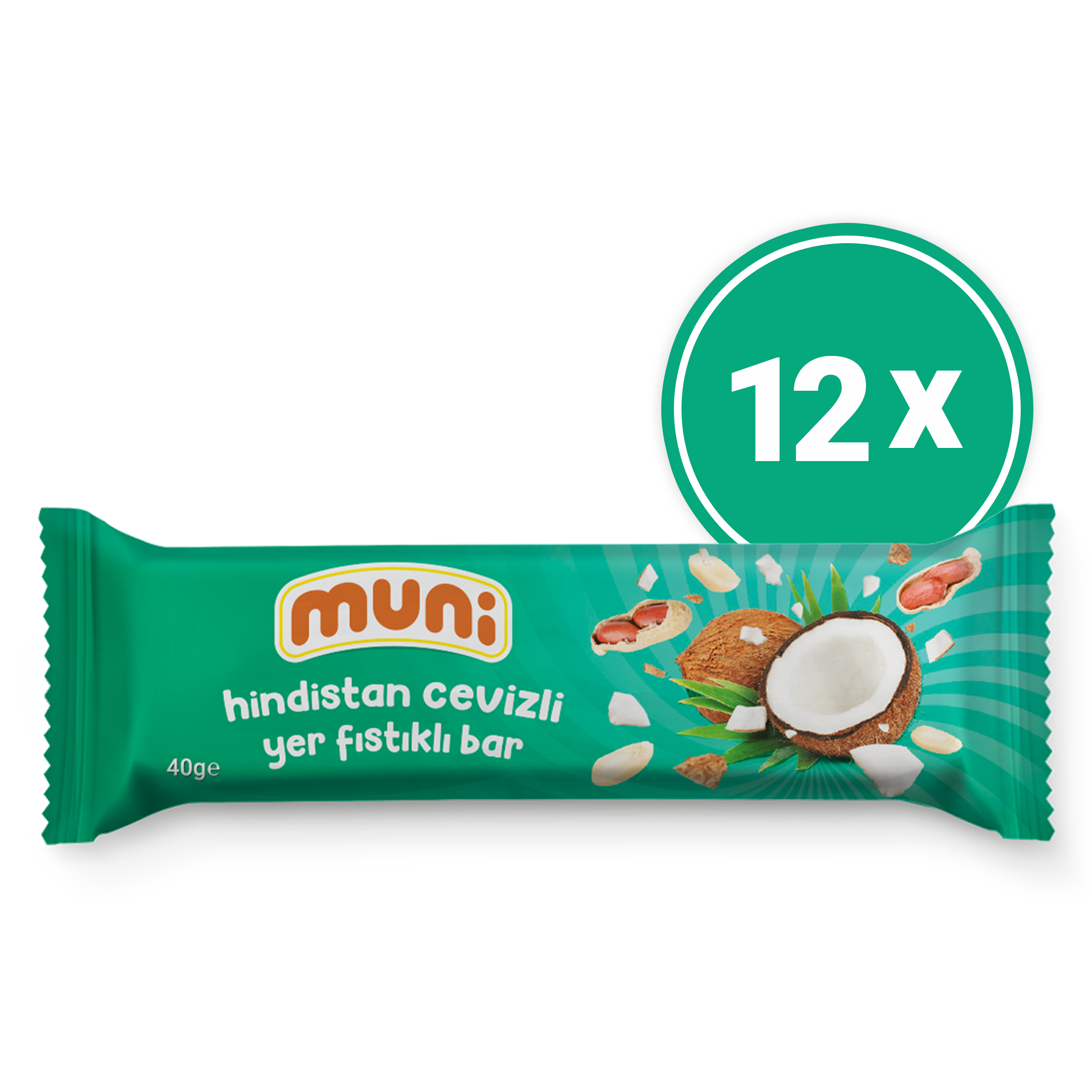 PEANUT BAR WITH COCONUT