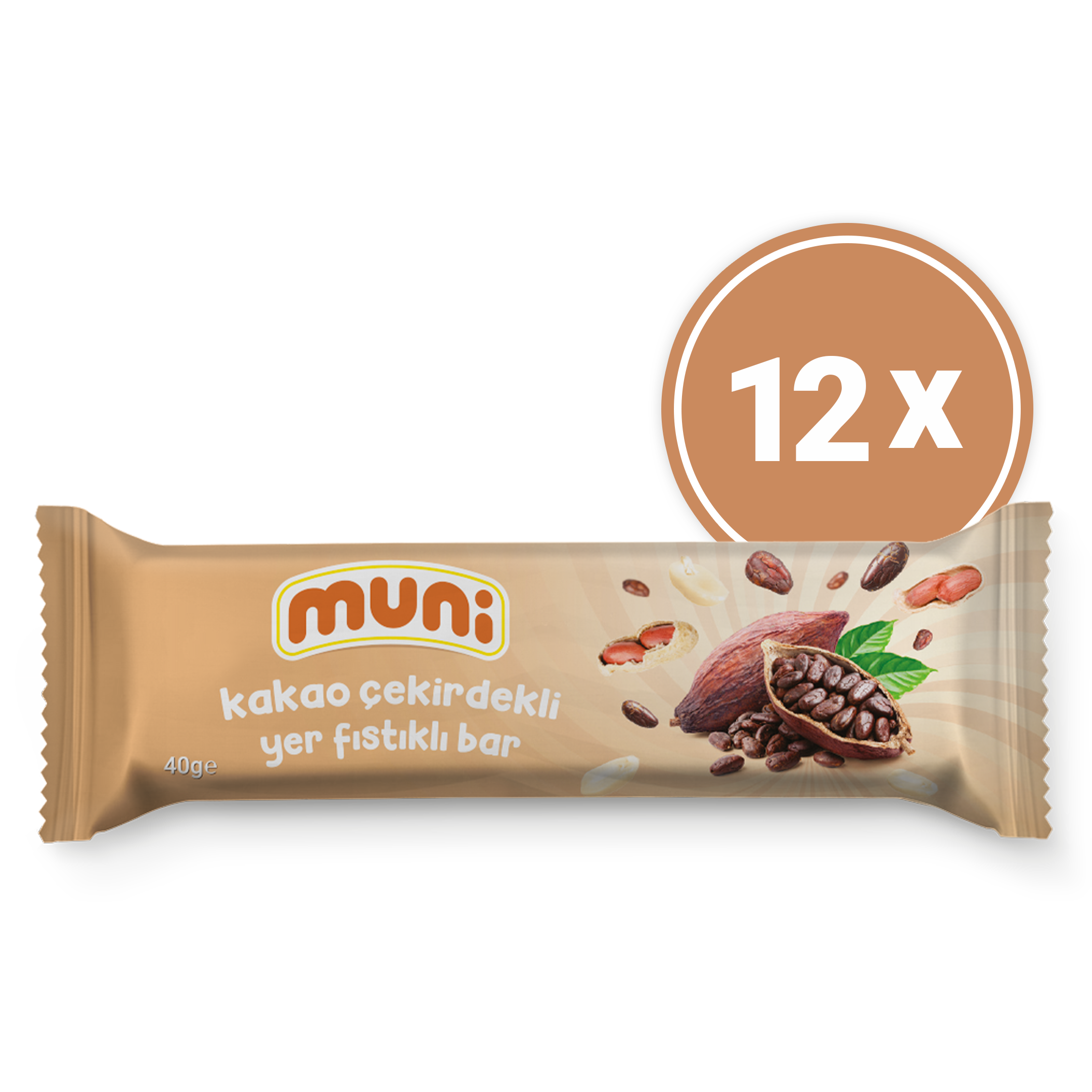 PEANUT BAR WITH COCOA BEANS