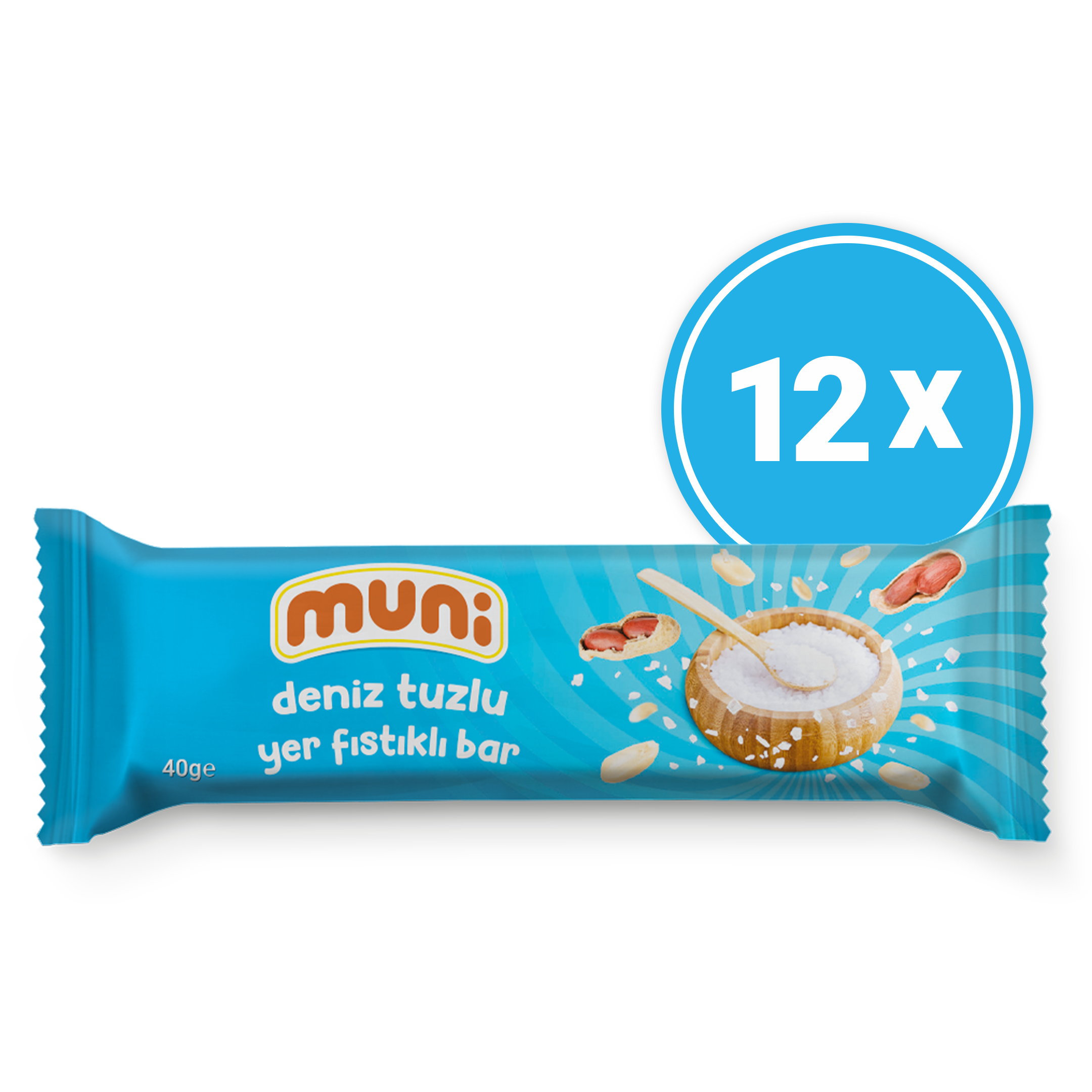 PEANUT BAR WITH SEA SALT