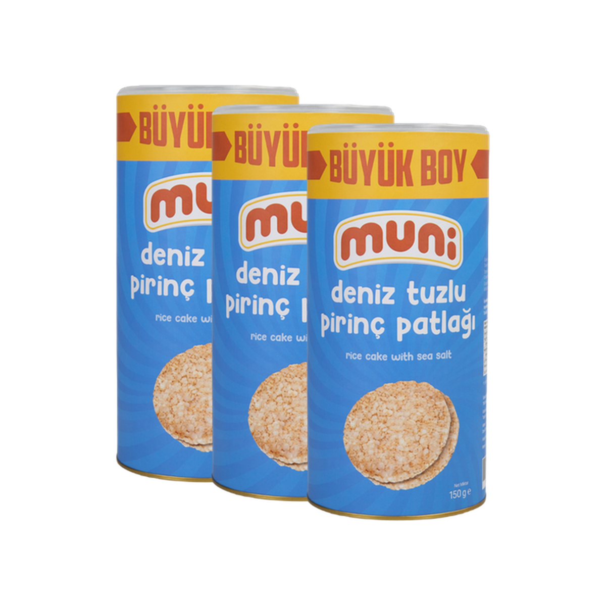 muni Pirinç Patlağı Büyük Boy 3'lü