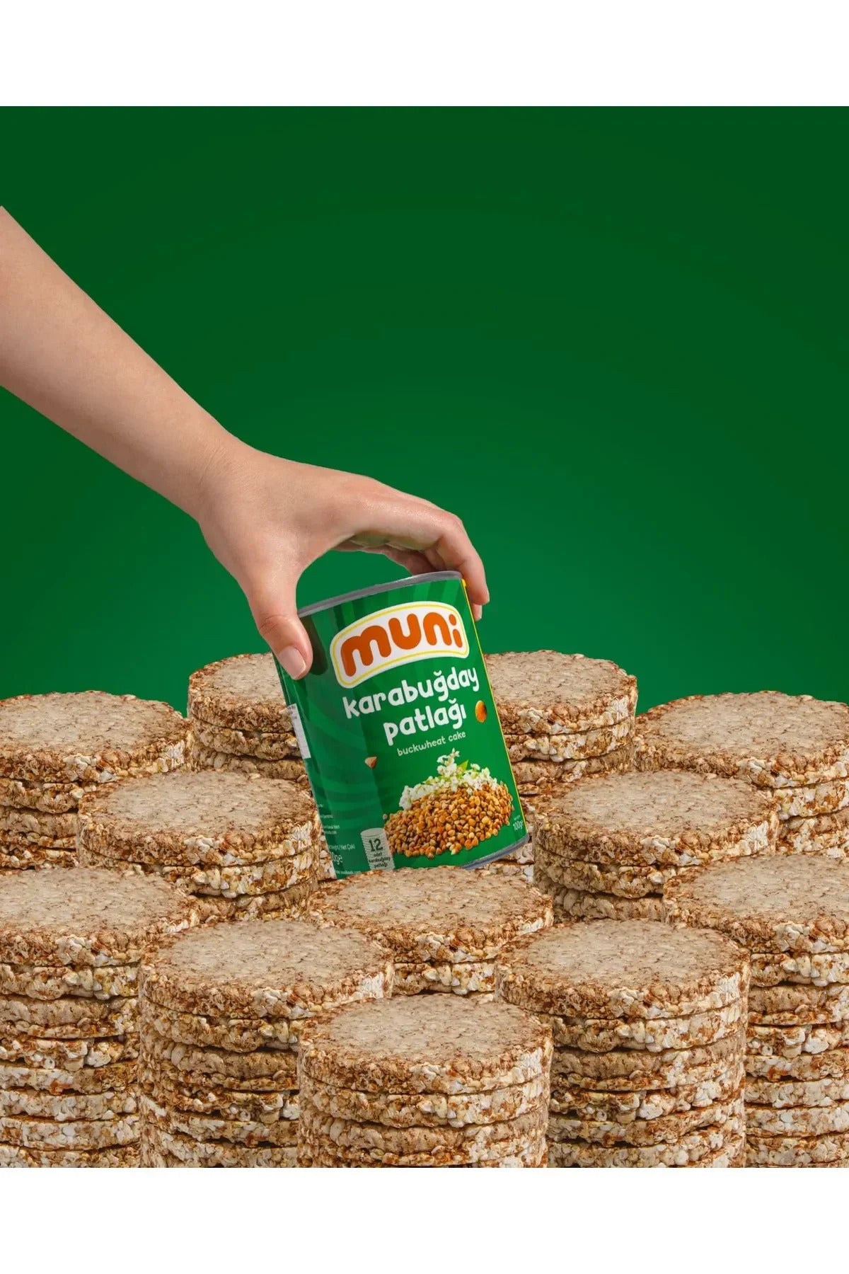 muni Glutensiz Karabuğday Patlağı 100 gr 6'lı
