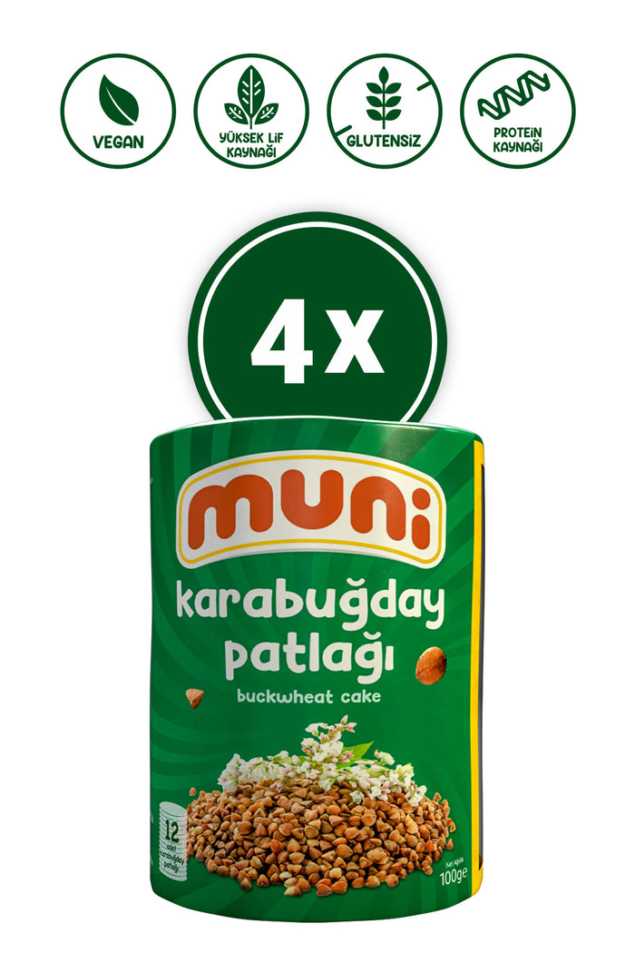 muni Gluten-free Buckwheat Cake 100 g 4-Pack