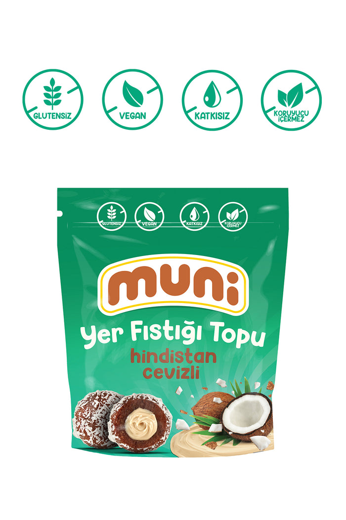 muni Gluten-free, No Additives Coconut Peanut Ball