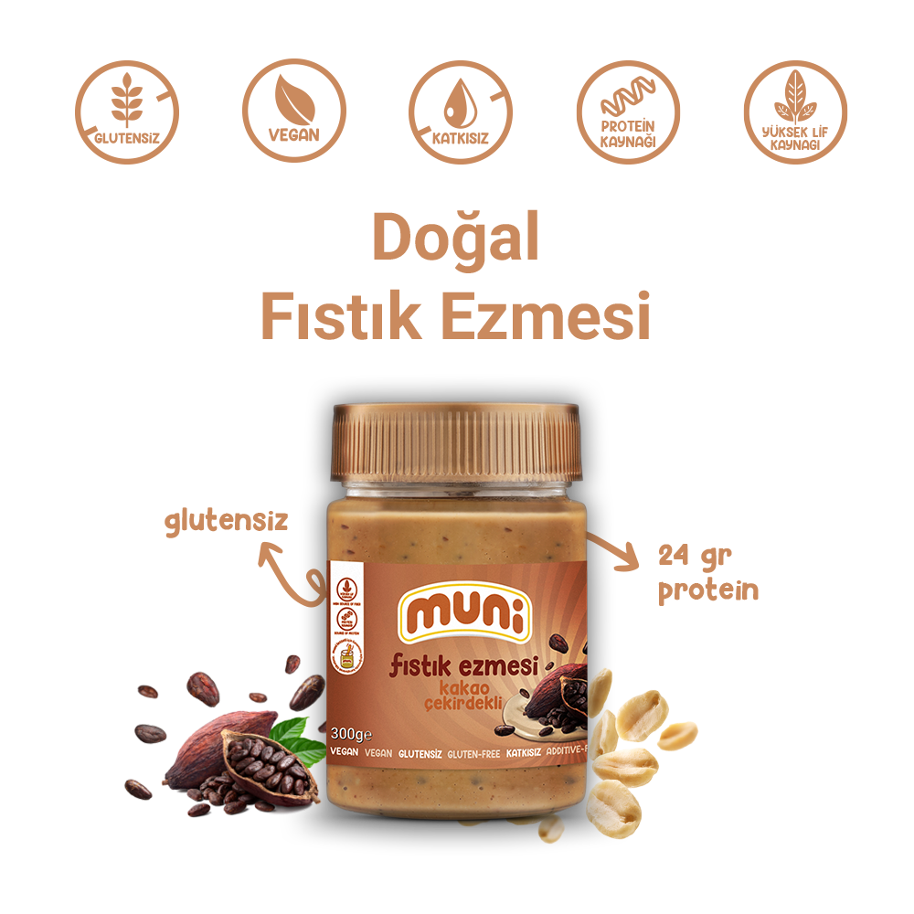 Fıstık Ezmesi Ketojenik 3'lü