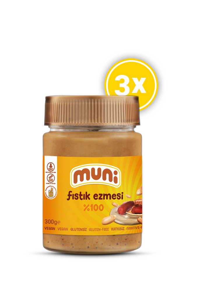 muni 100% Peanut Butter 3-Pack