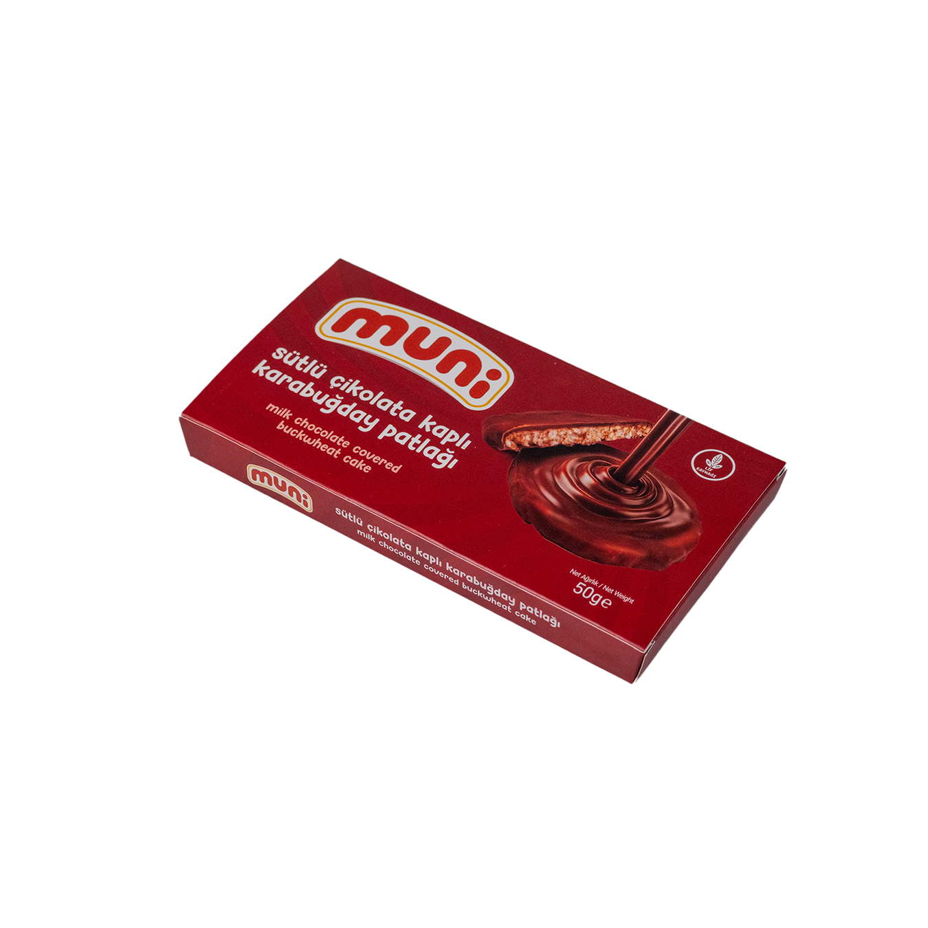 muni Sütlü Çikolata Kaplı Karabuğday Patlağı