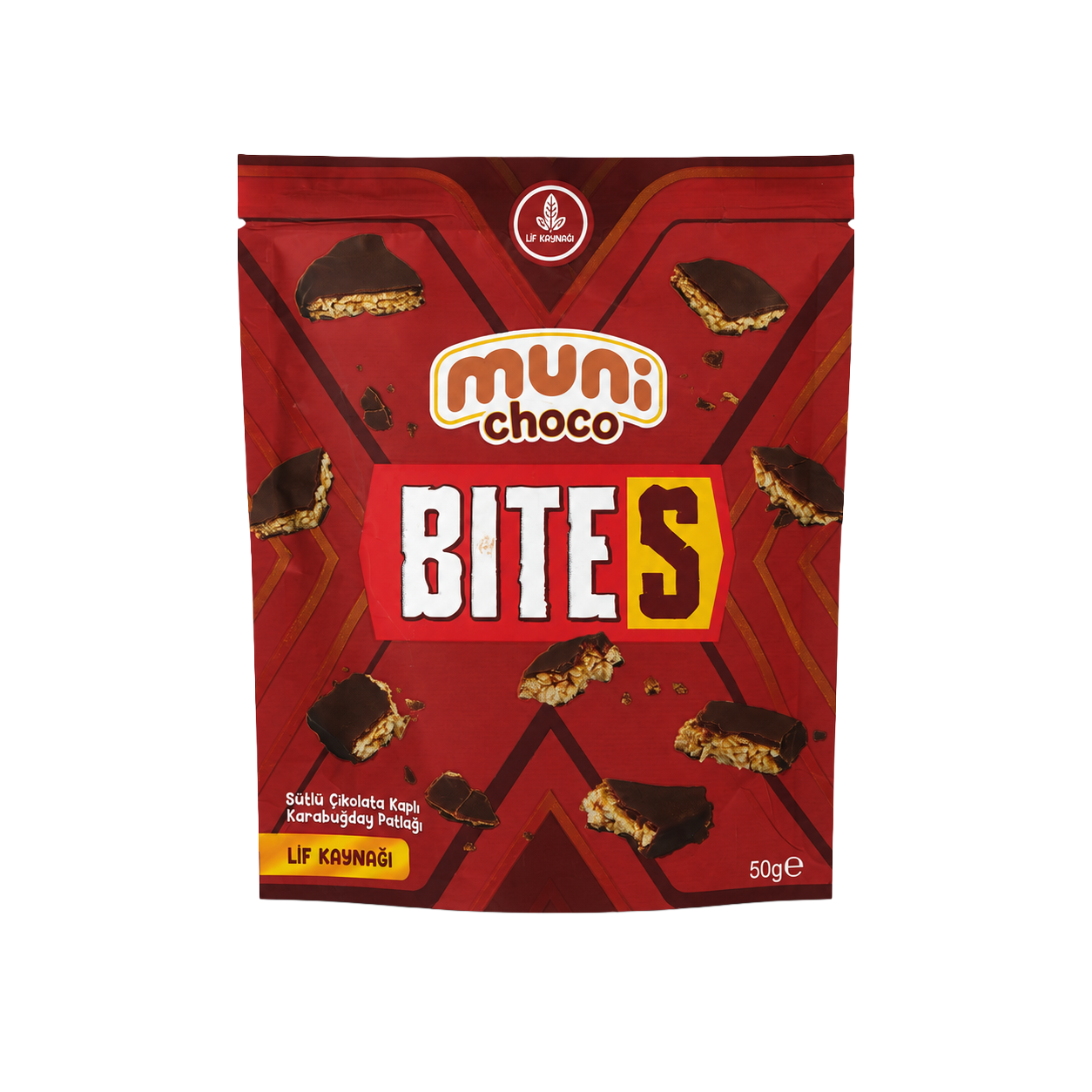 muni BITES Sütlü Çikolata Kaplı Karabuğday Patlağı